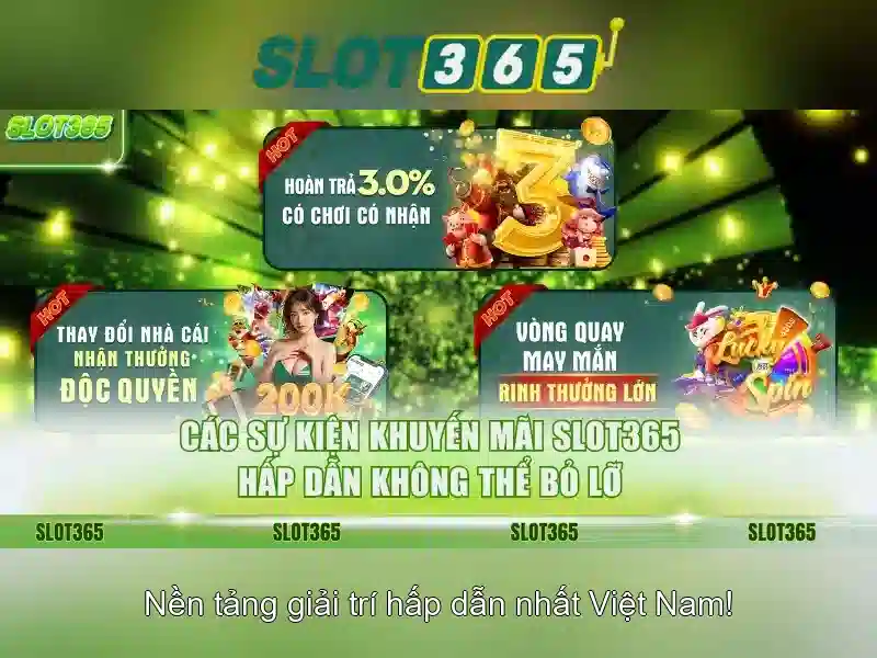 Ưu đãi Slot365 Net độc quyền tại SLOT365